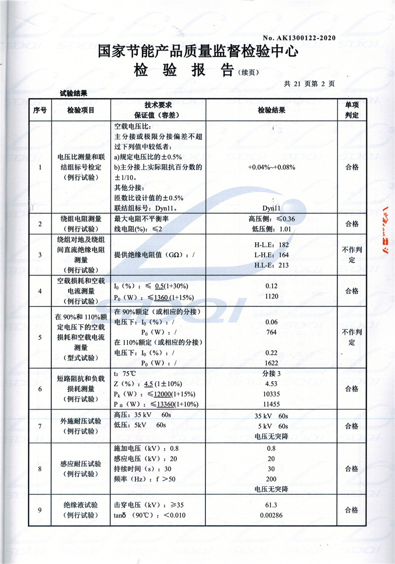 高低压试验报告-S11-1250南阳南阳南阳油浸式变压器-2.jpg